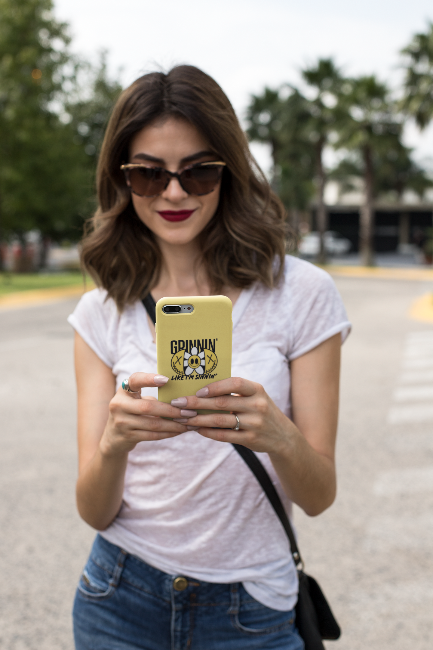Tough Case for iPhone® -Flower