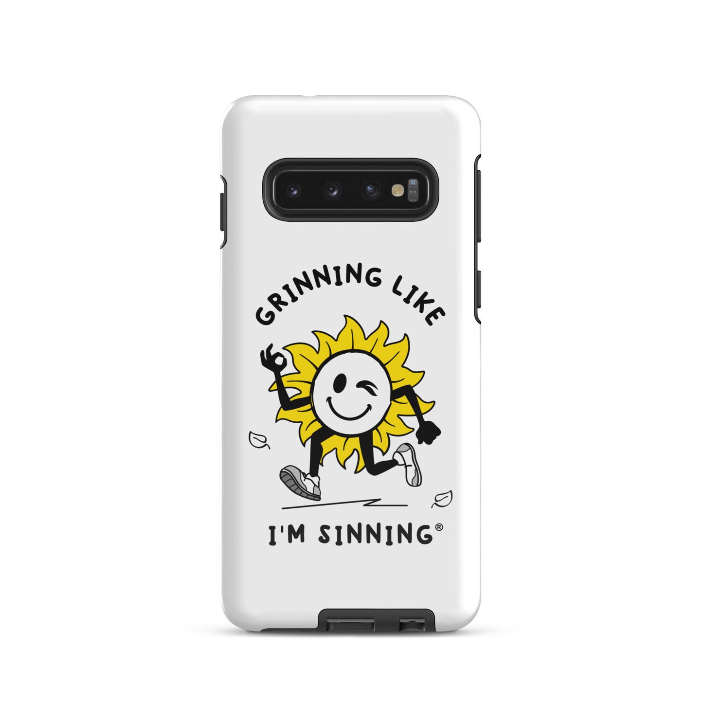 Tough case for Samsung®-Grininng Sunflower