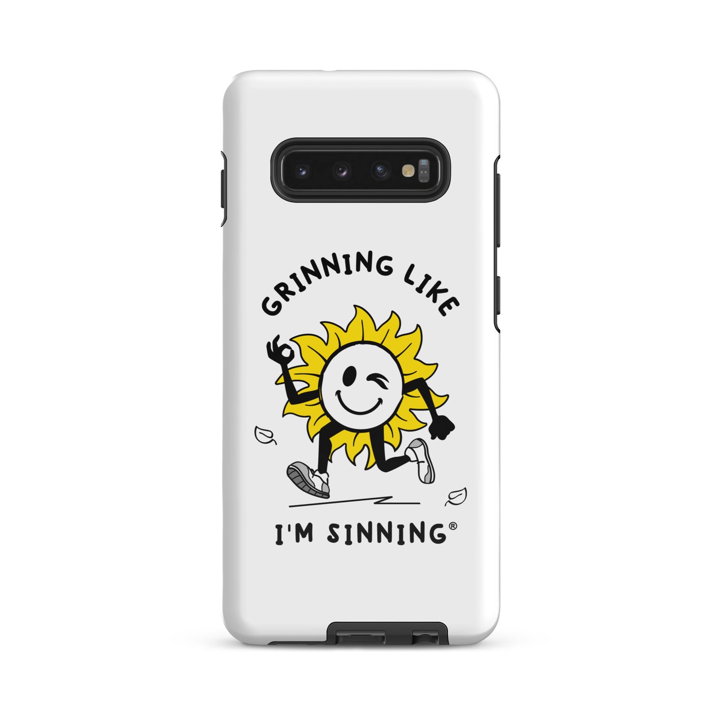 Tough case for Samsung®-Grininng Sunflower