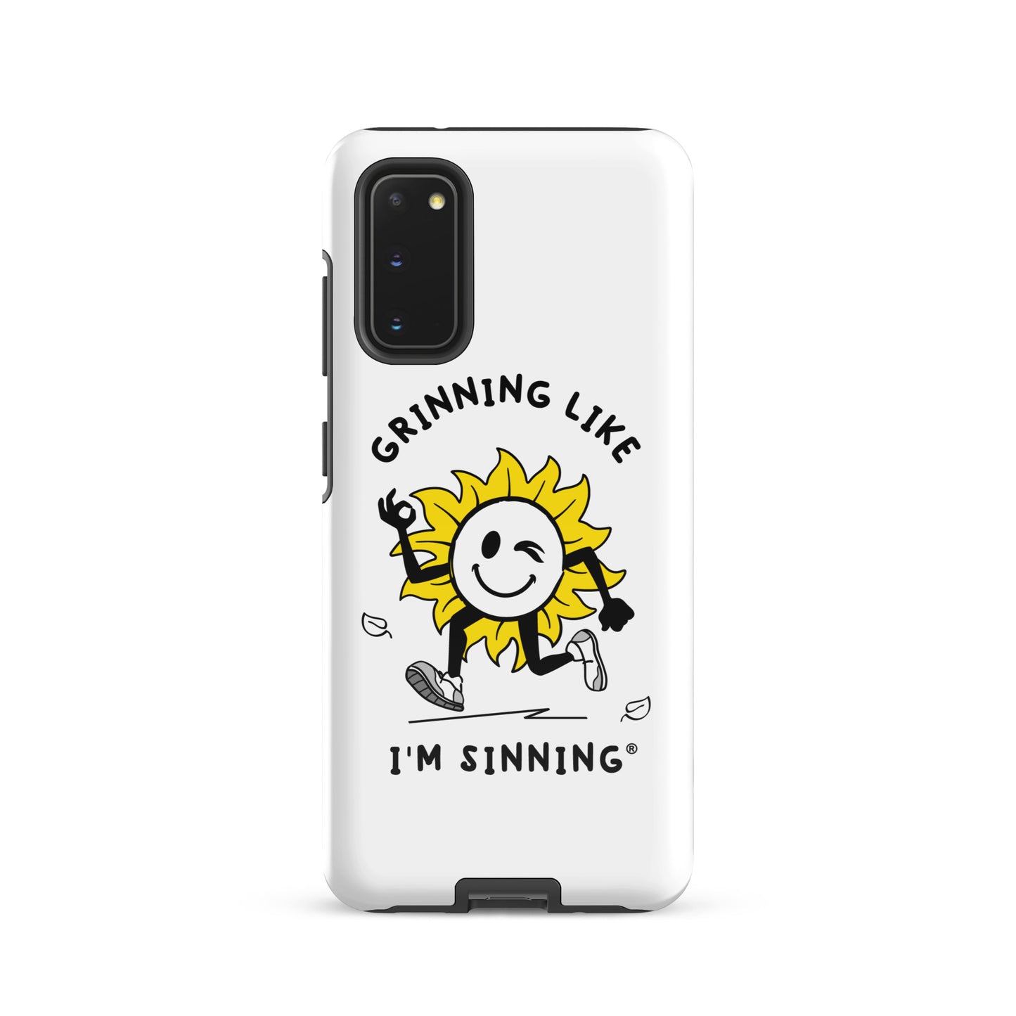 Tough case for Samsung®-Grininng Sunflower