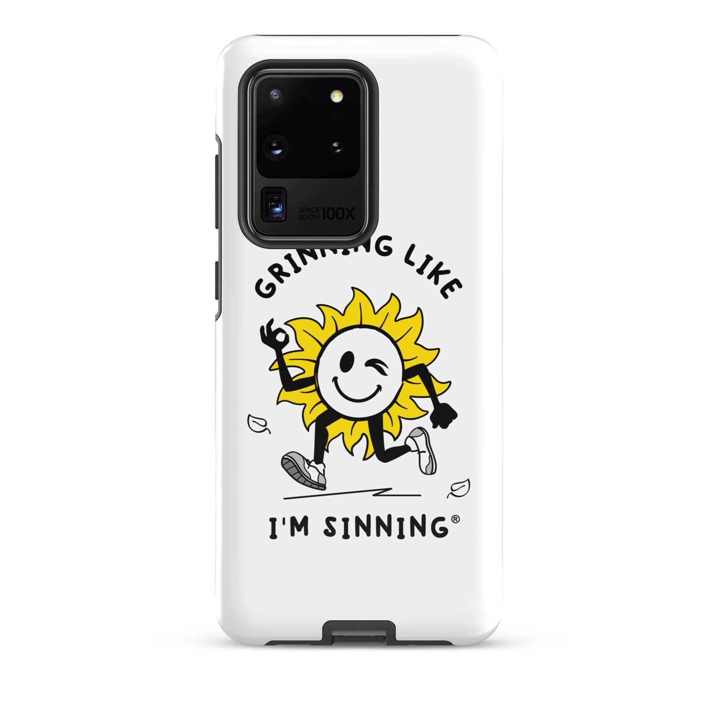 Tough case for Samsung®-Grininng Sunflower