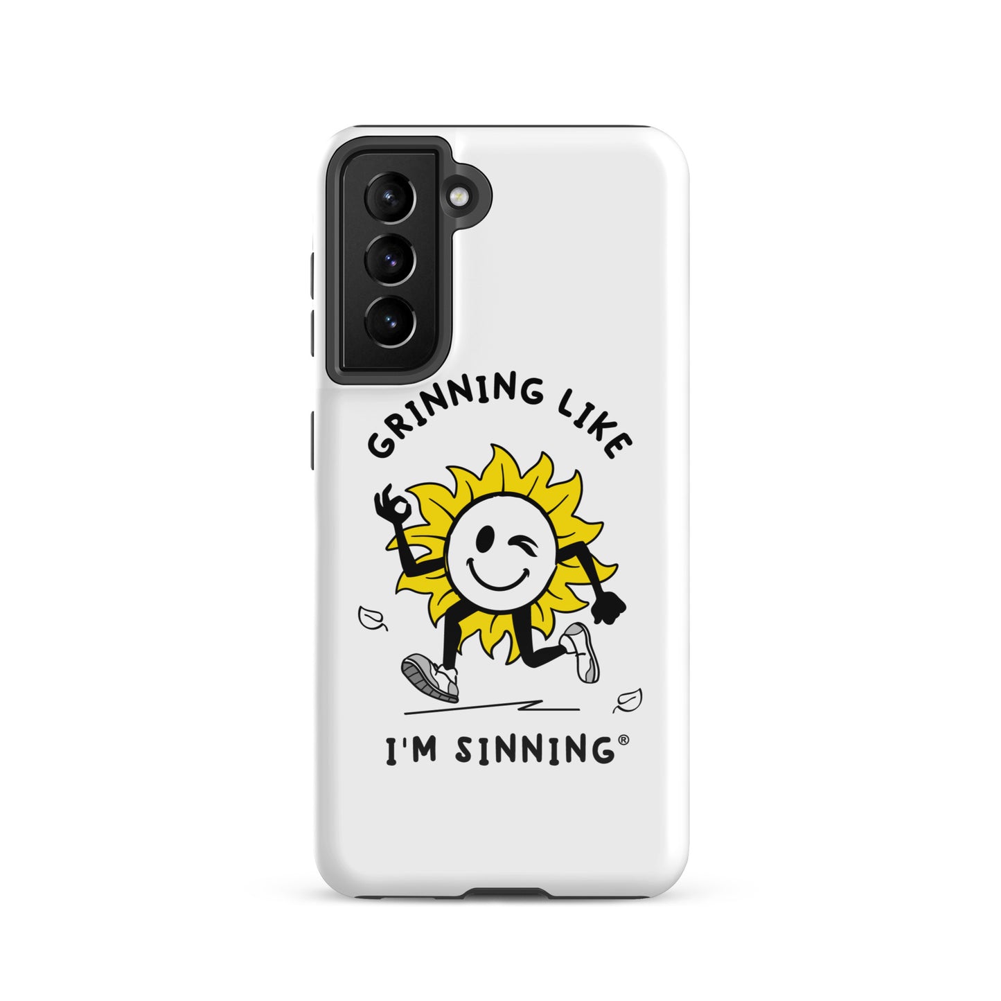 Tough case for Samsung®-Grininng Sunflower