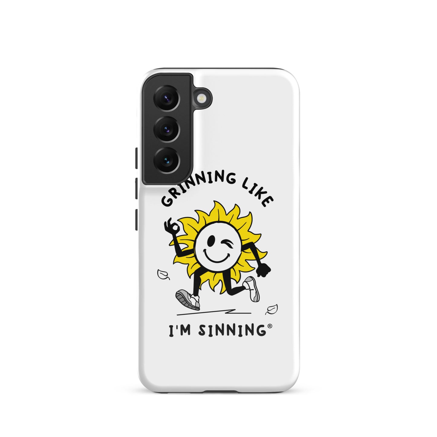 Tough case for Samsung®-Grininng Sunflower