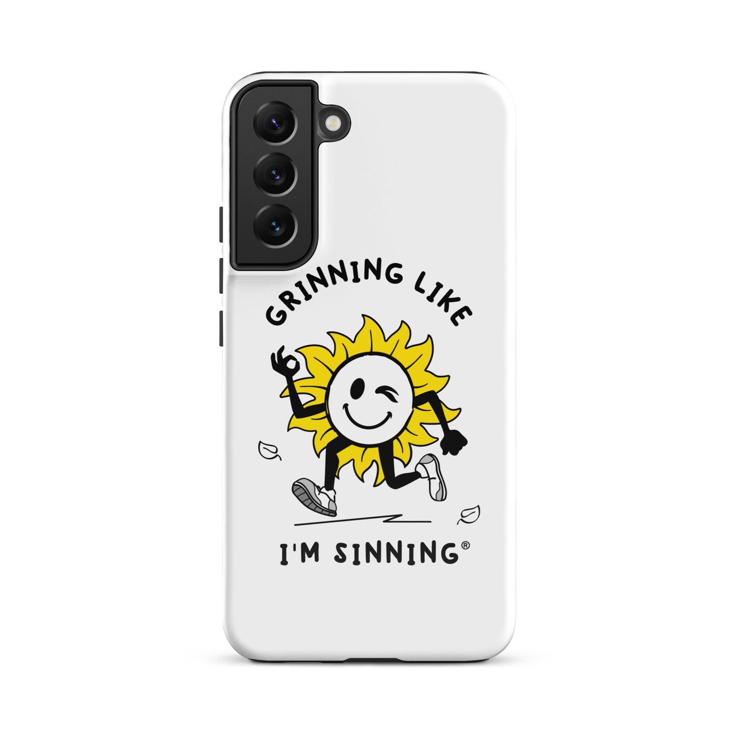 Tough case for Samsung®-Grininng Sunflower