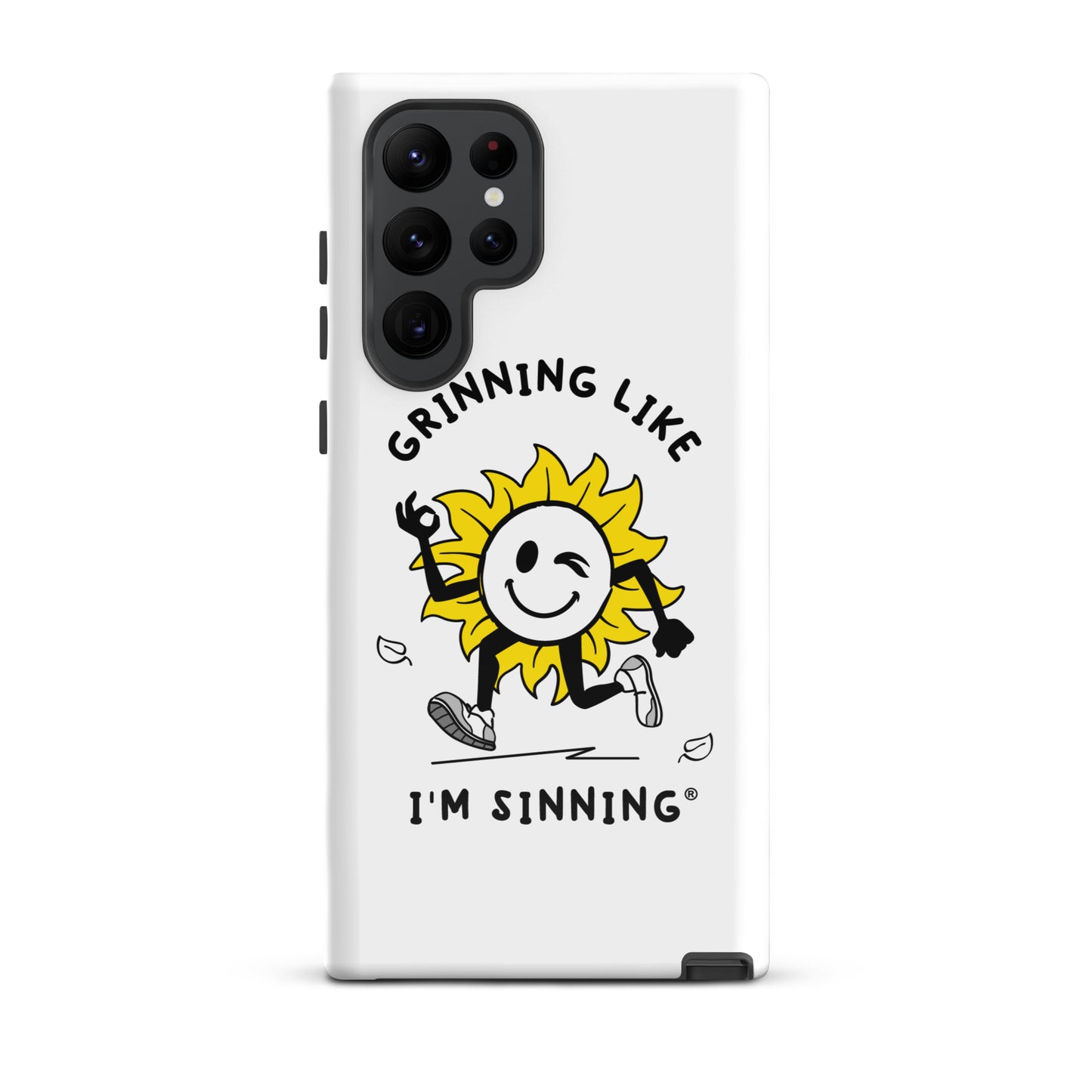 Tough case for Samsung®-Grininng Sunflower