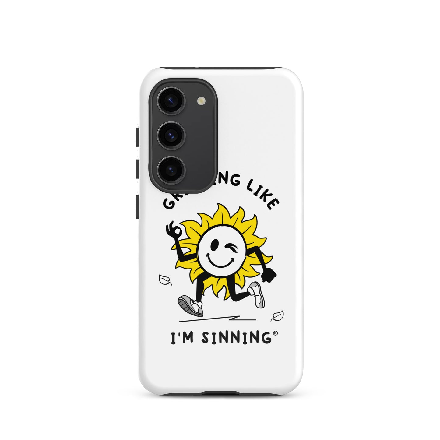 Tough case for Samsung®-Grininng Sunflower