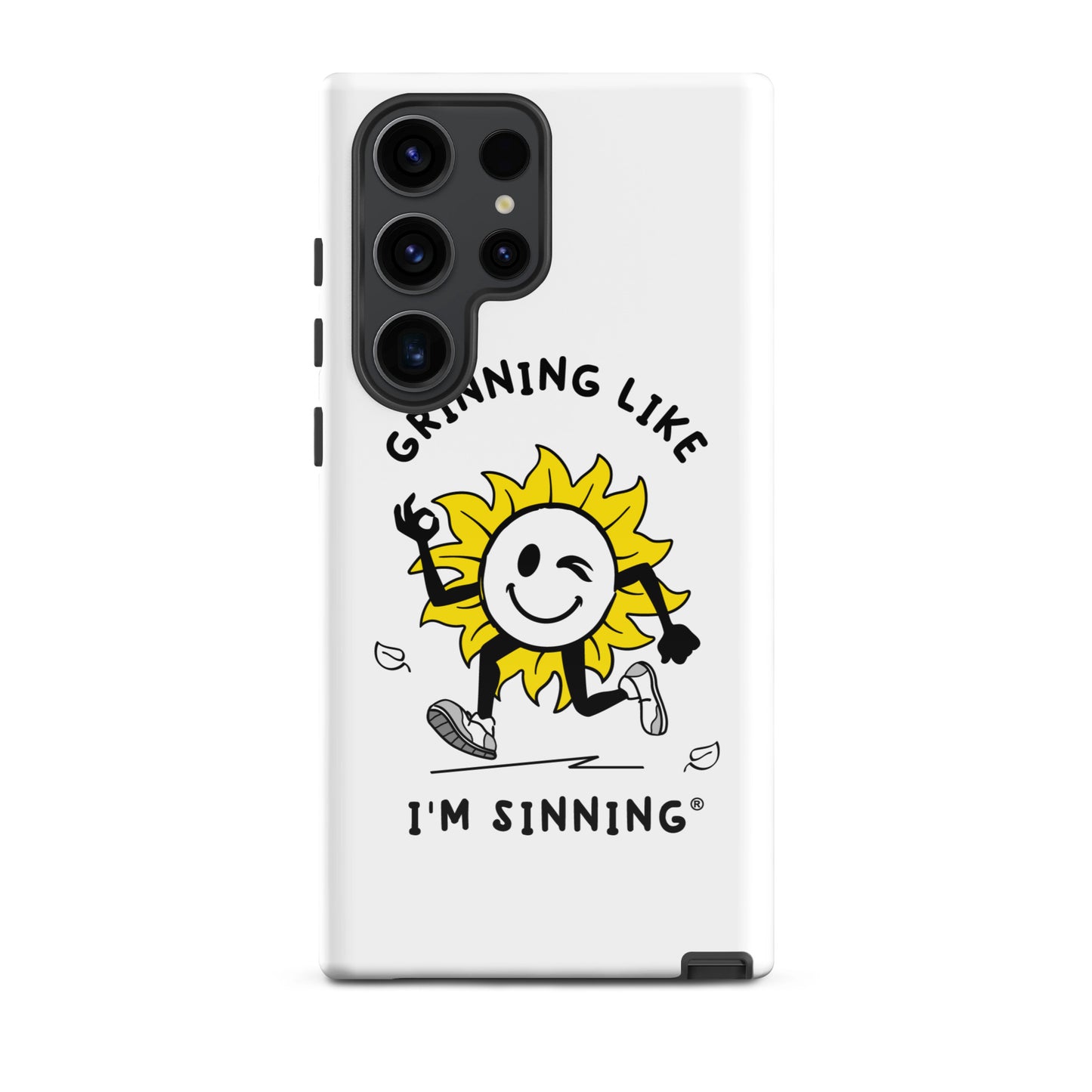 Tough case for Samsung®-Grininng Sunflower