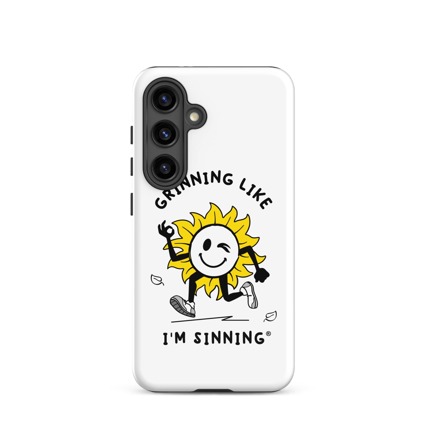 Tough case for Samsung®-Grininng Sunflower