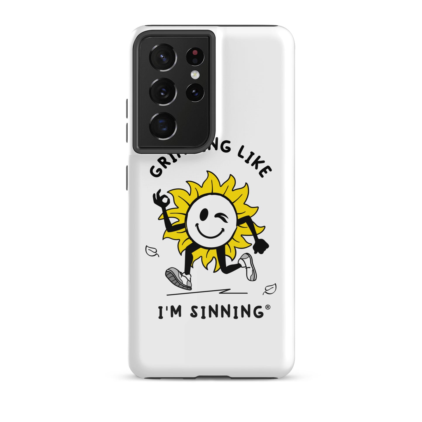 Tough case for Samsung®-Grininng Sunflower